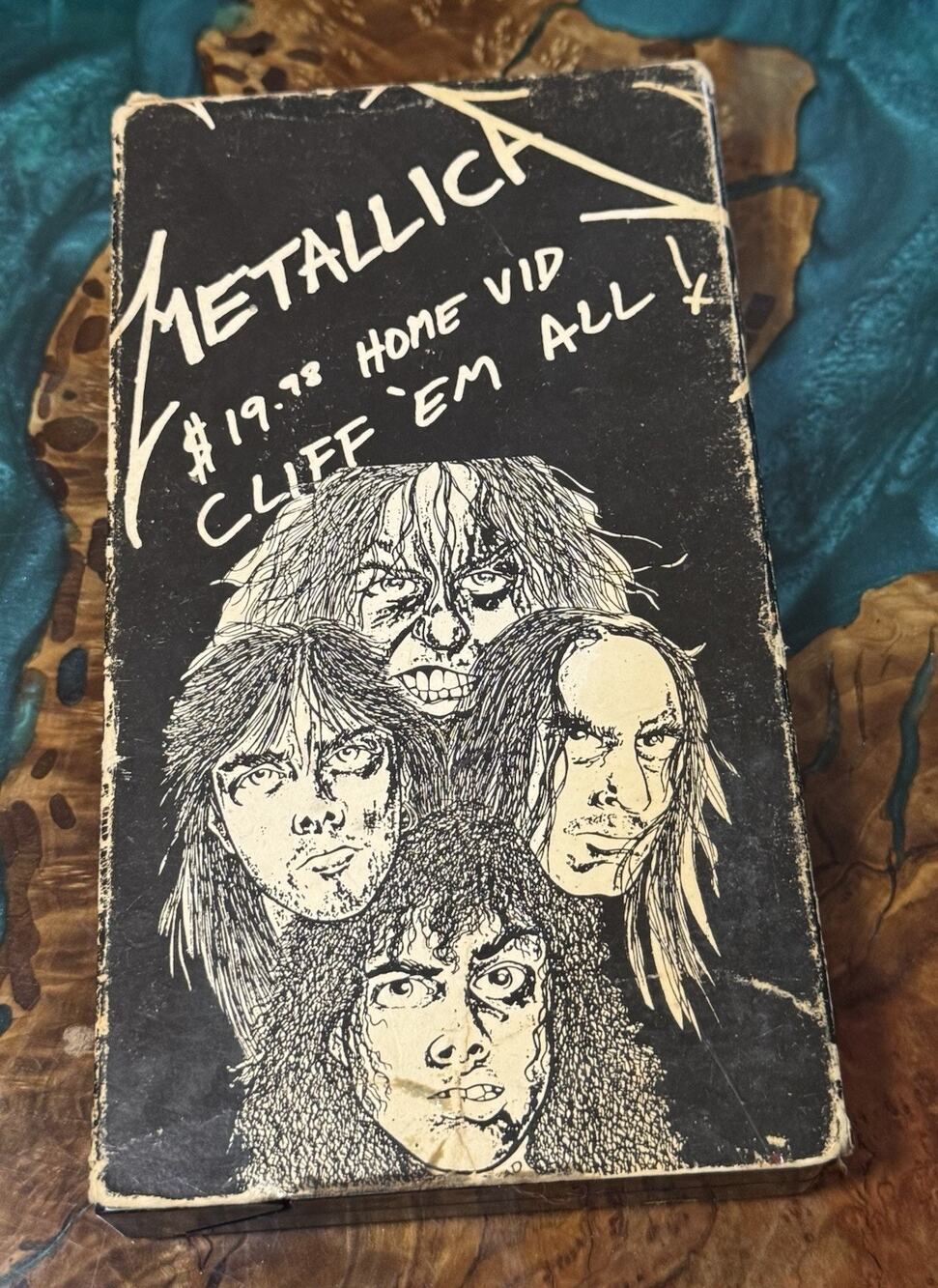 Metallica Home Vid Cliff Em All VHS 1987 Elektra Entertainment